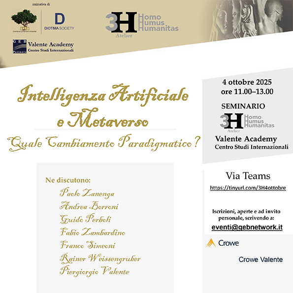 INTELLIGENZA ARTIFICIALE E METAVERSO